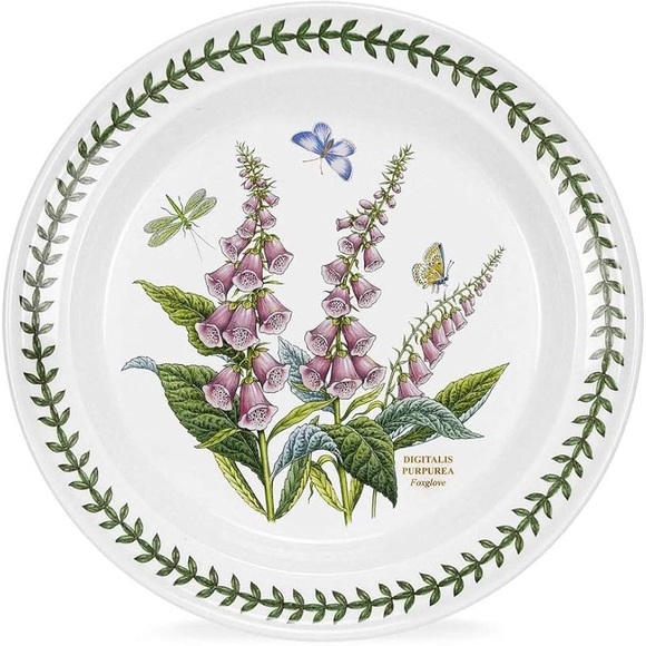 Portmeirion Botanic Garden | 10.5” Dinner Plate | Digitalis Purpurea - Foxglove - Picture 9 of 10